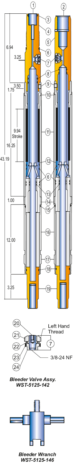 3-5/8” OD “BP” Setting Tool, get from parveen industries pvt. ltd.