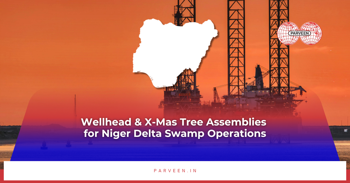 Modular wellhead assembly for swamp drilling rig in Niger Delta.